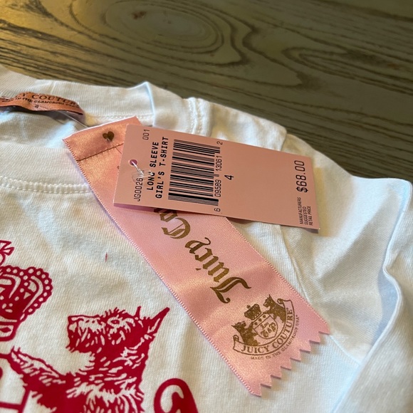 LAST PRICE🍒🤍 JUICY COUTURE long sleeve girl t-shirt - Picture 7 of 12